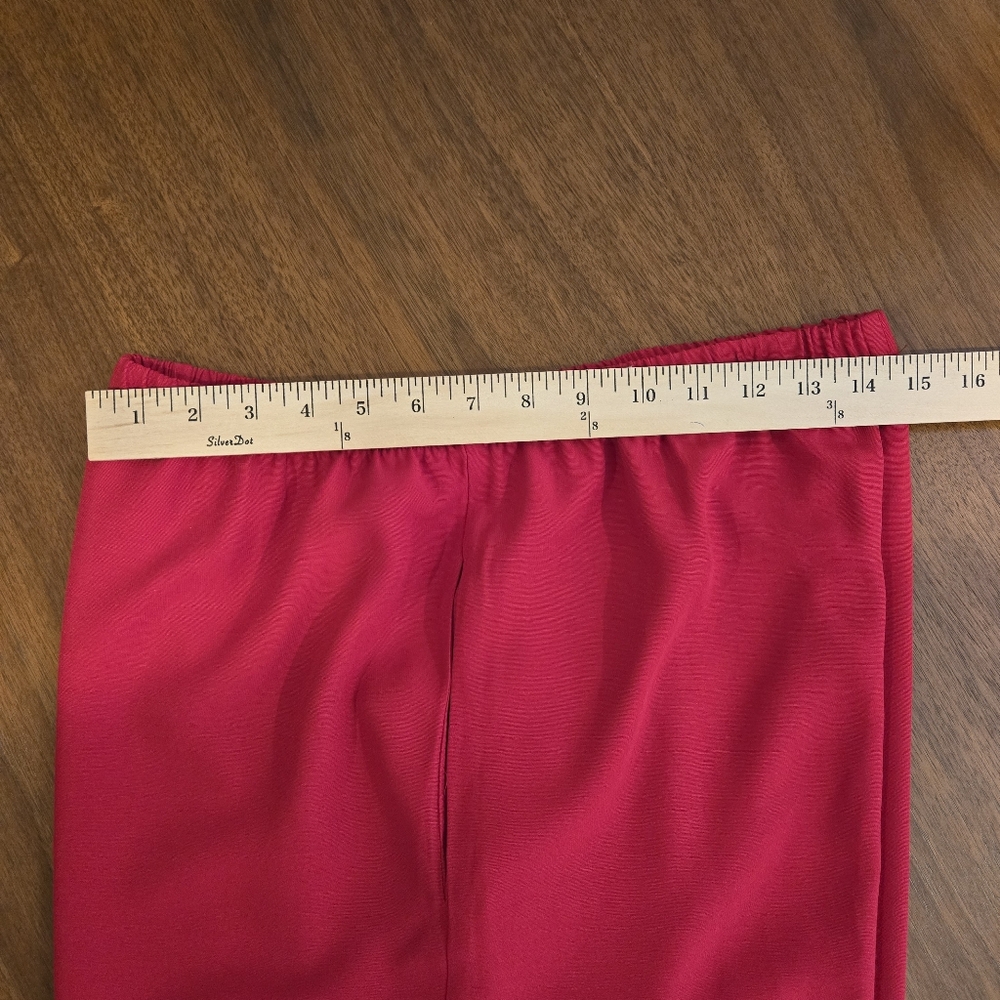 Lew Magram 3-Piece Red Woman's Suit, Jacket, Skirt, Slacks, Size 12 - Picture 13 of 16